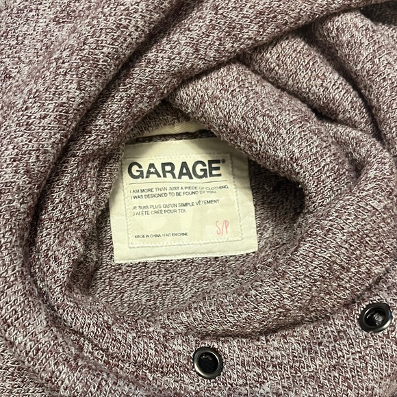 Garage Maroon Knit Sweater - Picture 2 of 3